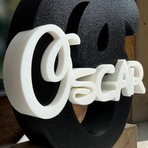 Personalised Initial Name Sign | Custom Desk Ornament | Personalised Gift